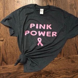 Breast Cancer Awareness Pink Power Tshirt *NEW*